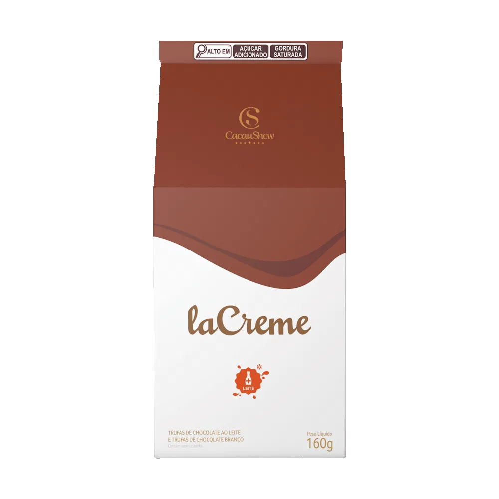 Caixa de Trufas laCreme ao Leite e Branco 160g - foto 1