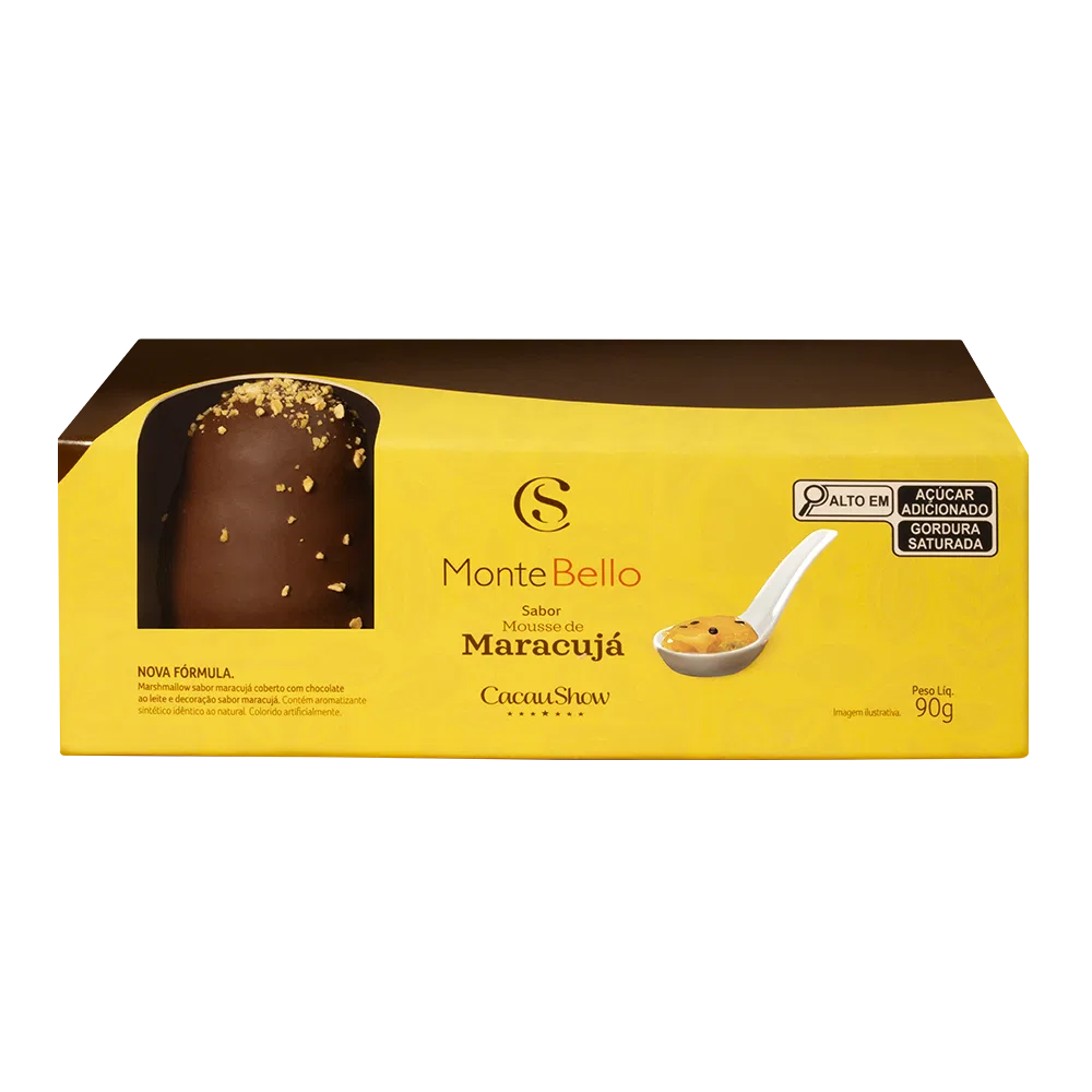 Marshmallow MonteBello Mousse de Maracujá 90g - foto 1