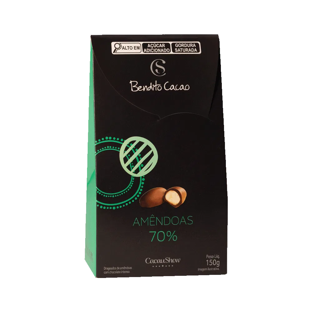 Drageado Bendito Cacao de Amêndoa 150g - foto 1