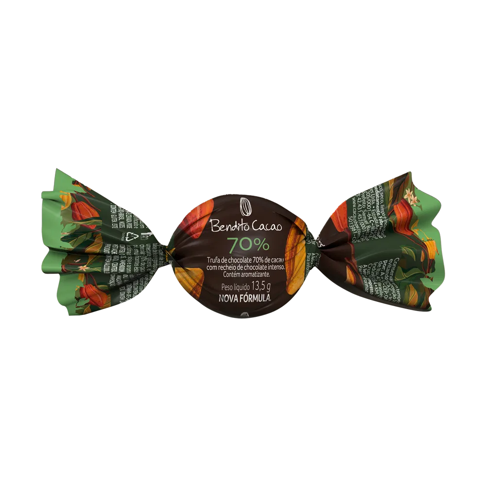 Trufa Bendito Cacao de Chocolate 70% 13,5g - foto 1