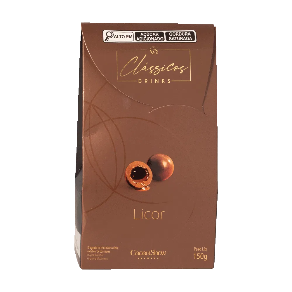 Drageados Clássicos ao Leite com Licor 150g - foto 1