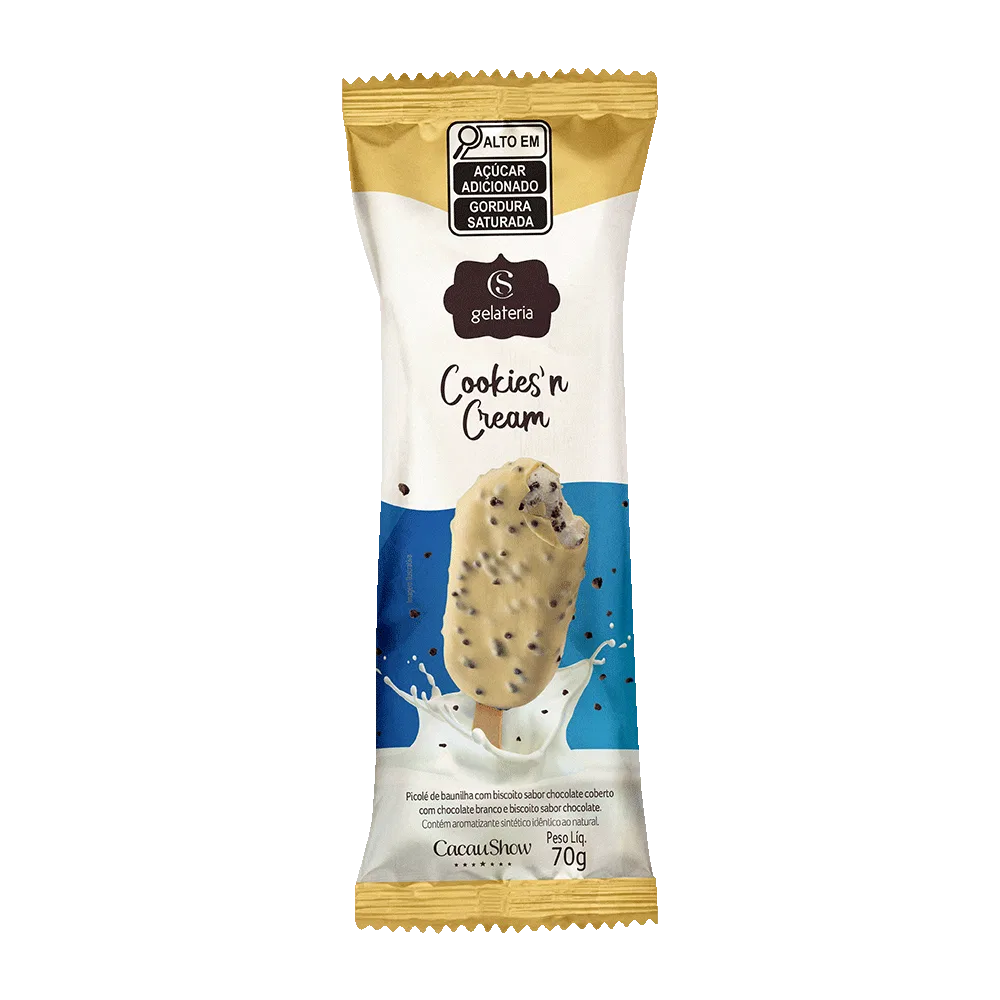 Sorvete Cookies'N Cream 70g - foto 1
