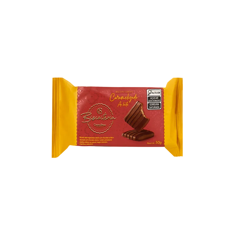 Biscoito Caramelizado ao Leite 50g - foto 1