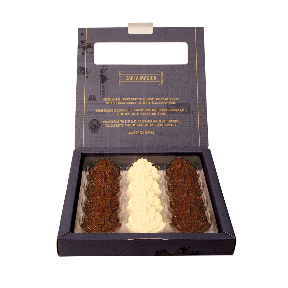 Caixa Brasão Harry Potter 140g - foto 2