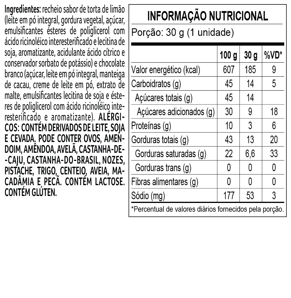 Trufa Torta de Limão 30g - foto 2