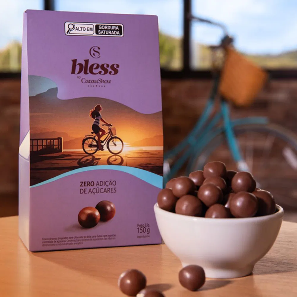 Drageado Bless Zero Adição de Açúcar ao Leite 150g - foto 2