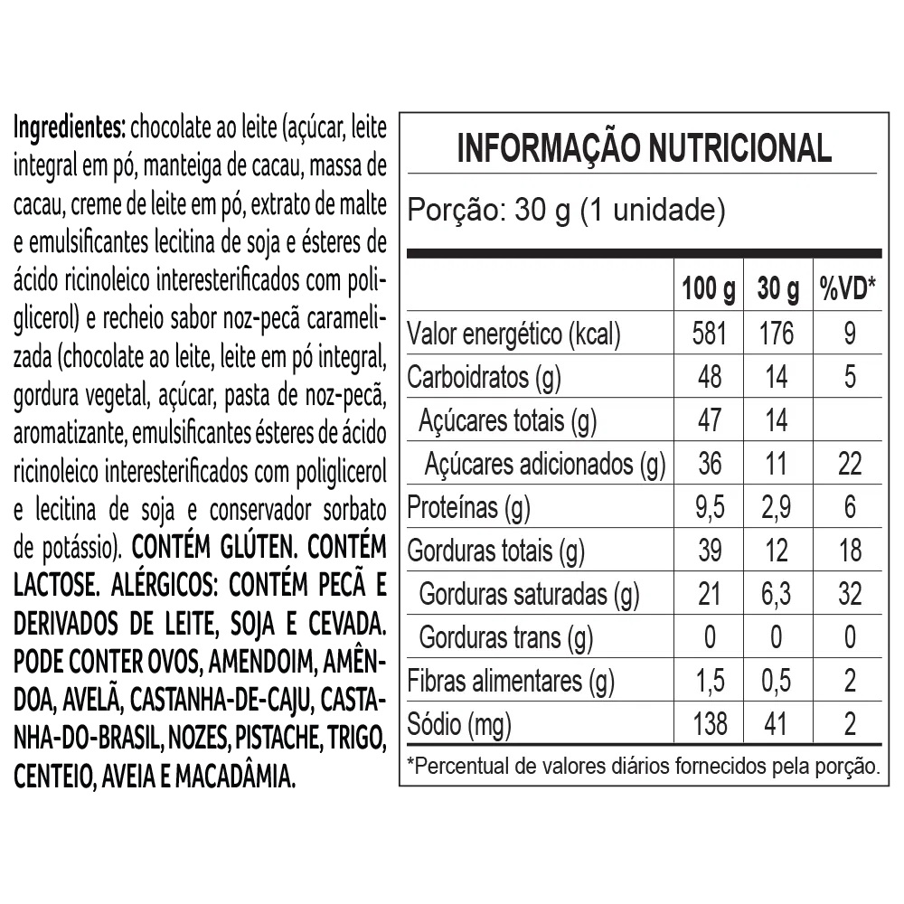 Trufa Noz-Pecã Caramelizada 30g - foto 2