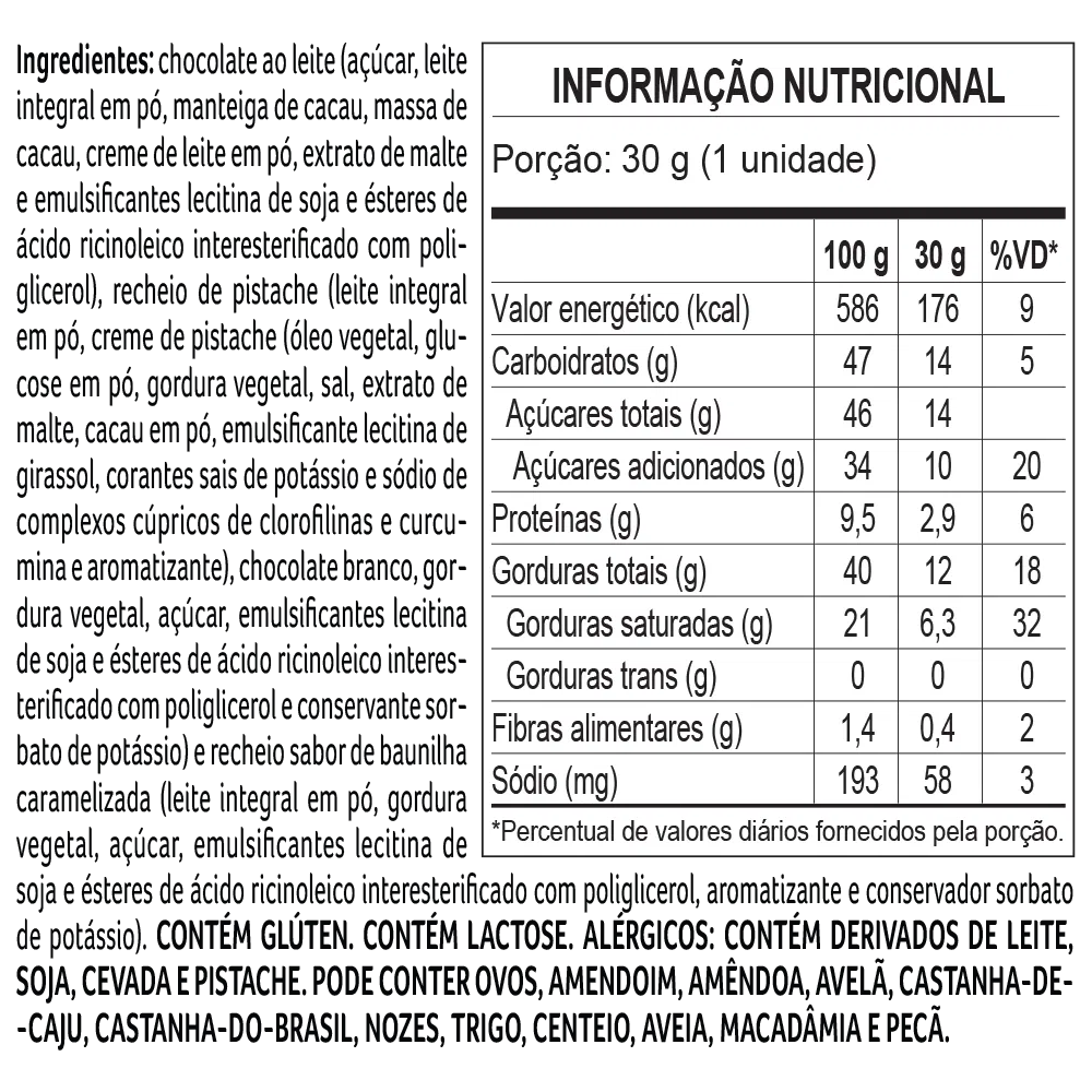 Trufa Pistache e Baunilha 30g - foto 2