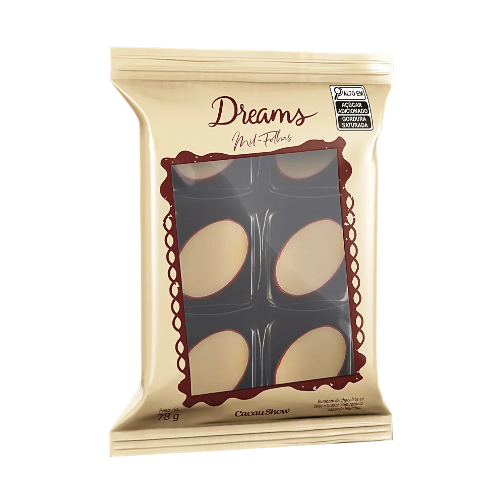 Bombons Dreams Mil-Folhas 78g - foto 1