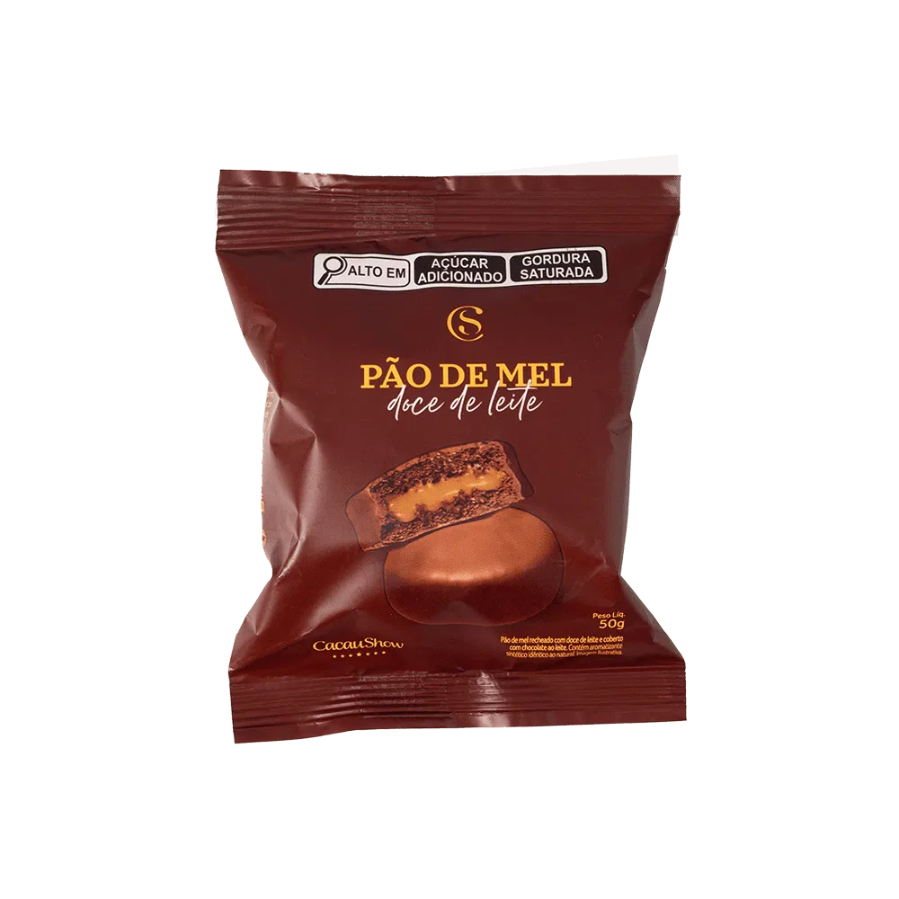 Pão de Mel de Doce de Leite 50g - foto 1