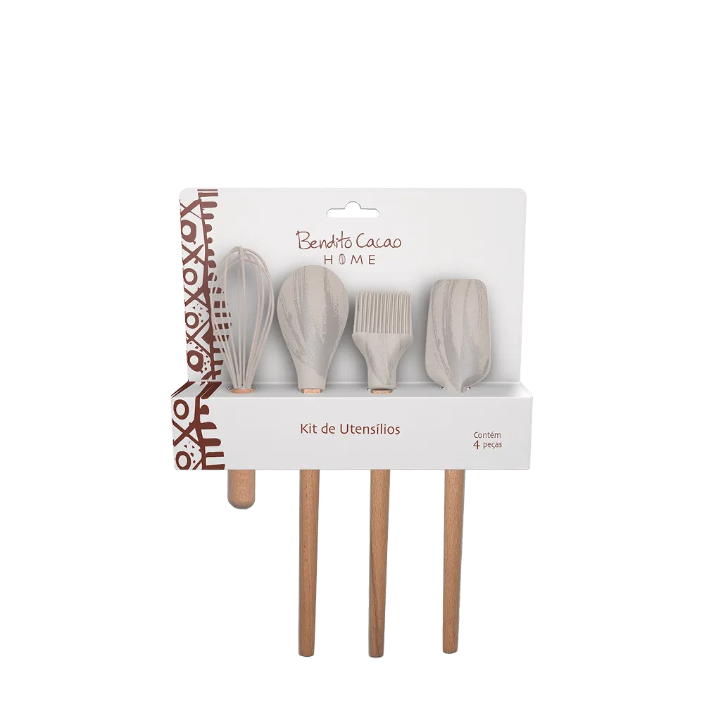Kit Utensílios Off White Bendito Cacao - foto 1